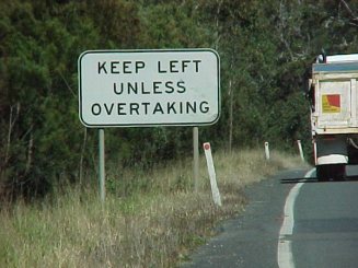 keepleftunlessovertaking